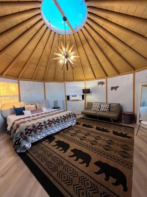 Valley Center Glamping-Sky Dome Yurt-Tiny House-2 By Lavenders Fieldヴィラ エクステリア 写真
